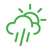 green weather icon