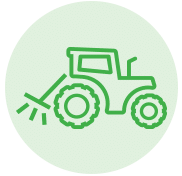 green tractor icon