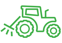 green tractor icon